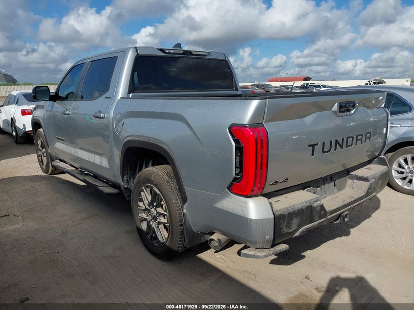 Vin: 5tfwa5db5tx390606, lot: 46671767, toyota tundra limited crewmax 5.5' bed 20263