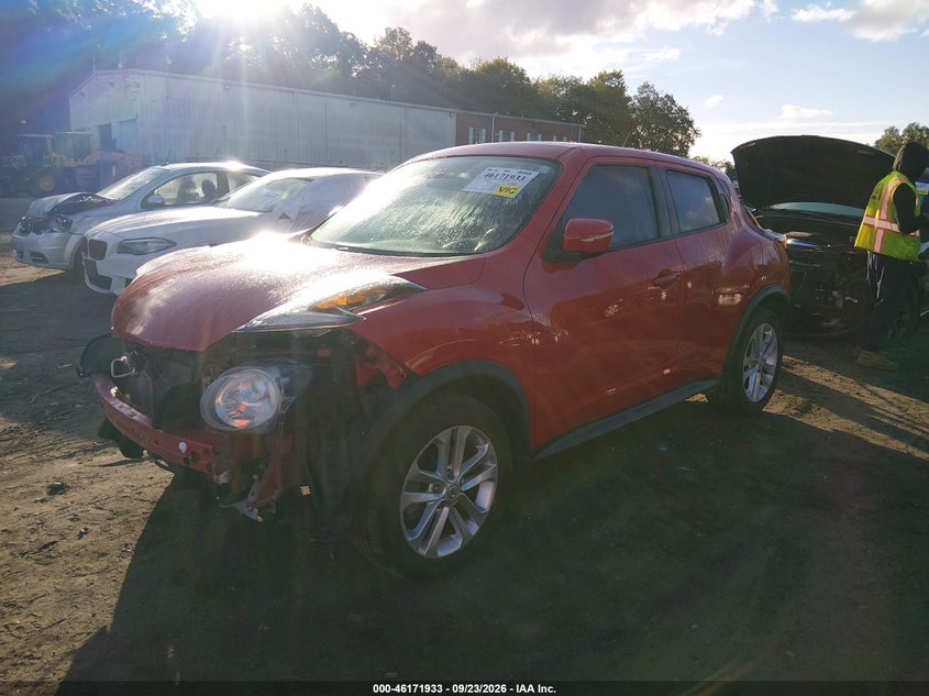 Vin: jn8af5mr8ft502825, lot: 46671775, nissan juke s 20152