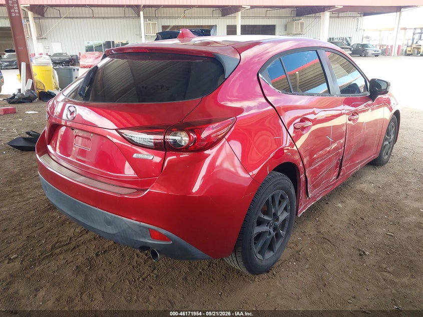 Vin: 3mzbm1l75fm145629, lot: 46671796, mazda mazda3 i touring 20154