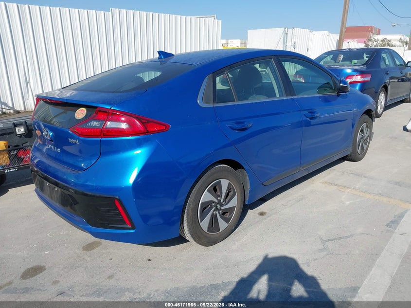Vin: kmhc75lc7hu057176, lot: 46671807, hyundai ioniq hybrid sel 20174