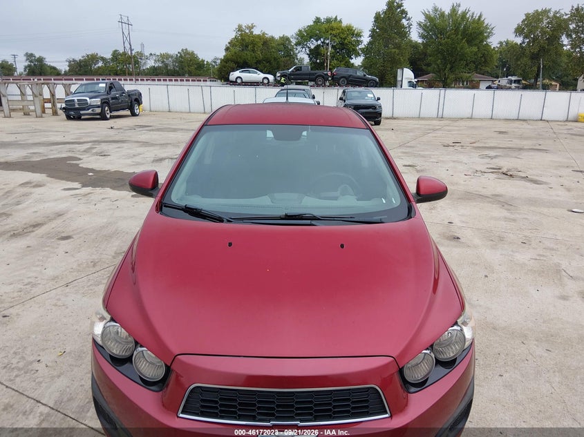 CHEVROLET SONIC 2012 VIN 1G1JC6SH9C4110245