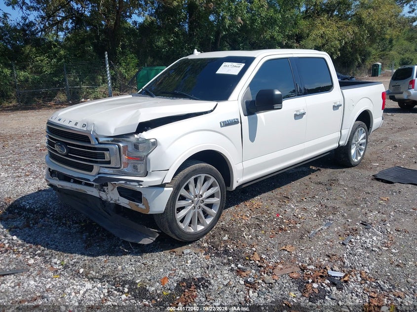 Vin: 1ftew1eg8kfa09853, lot: 46671902, ford f-150 limited 20192