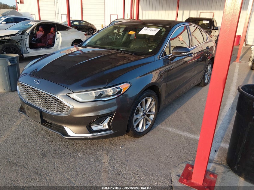 Vin: 3fa6p0su9kr114576, lot: 46671927, ford fusion energi titanium 20192