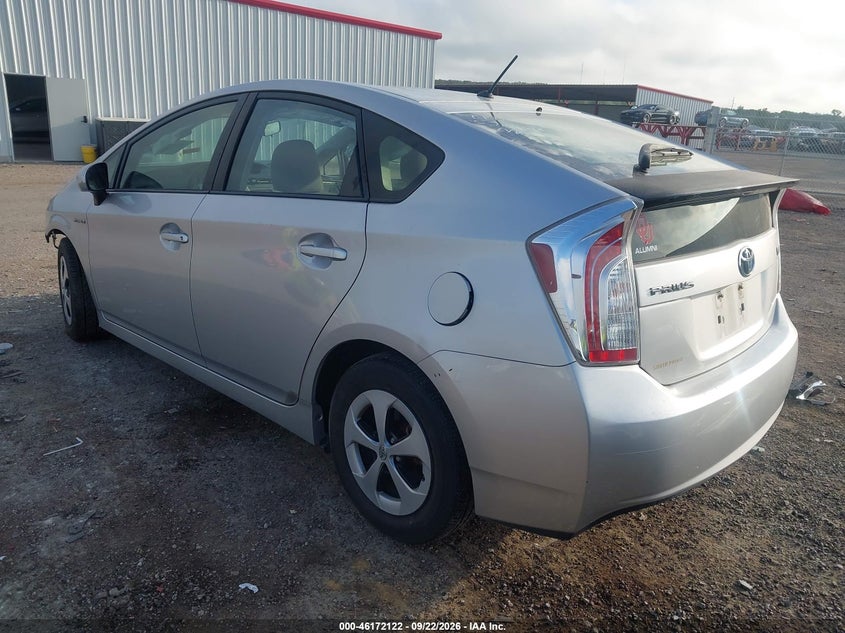 Vin: jtdkn3du0e0365438, lot: 46671964, toyota prius two 20143