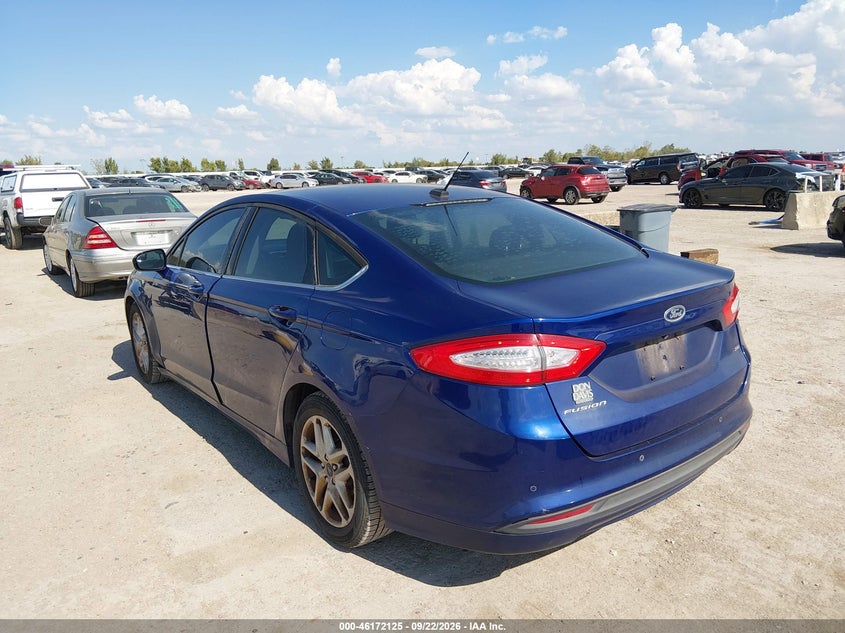 Vin: 3fa6p0h78gr172073, lot: 46671967, ford fusion se 20163