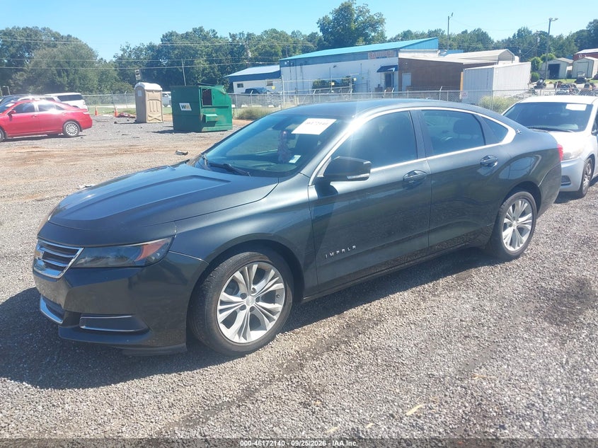 2014 Chevrolet Impala, Вилучене, IAAI, VIN 2G1125S35E9122796 — фото 2