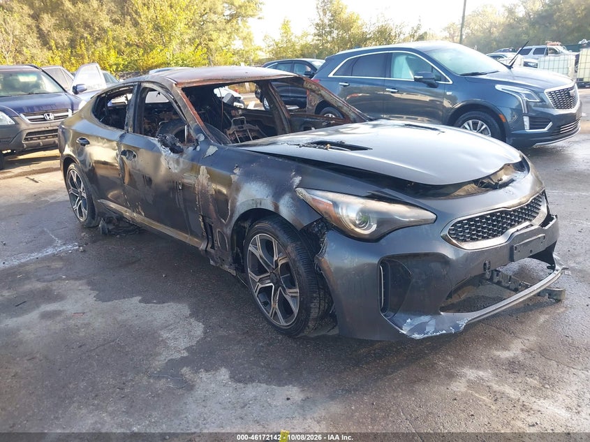 Vin: knae15la0m6088231, lot: 46671984, kia stinger gt-line 20211