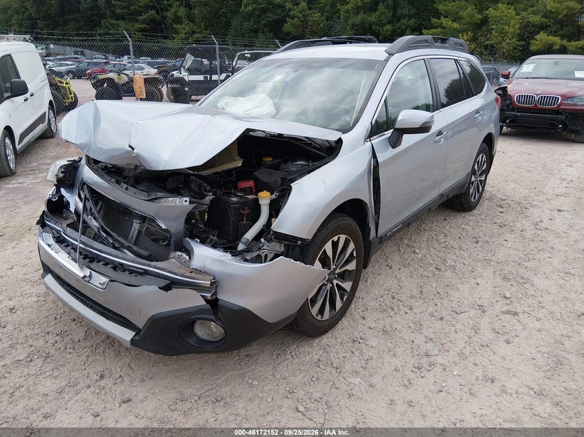 Vin: 4s4bsbjc0g3284306, lot: 46671994, subaru outback 2.5i limited 20162