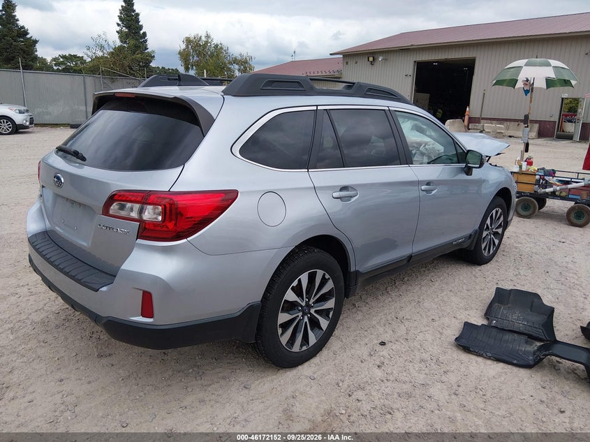 Vin: 4s4bsbjc0g3284306, lot: 46671994, subaru outback 2.5i limited 20164