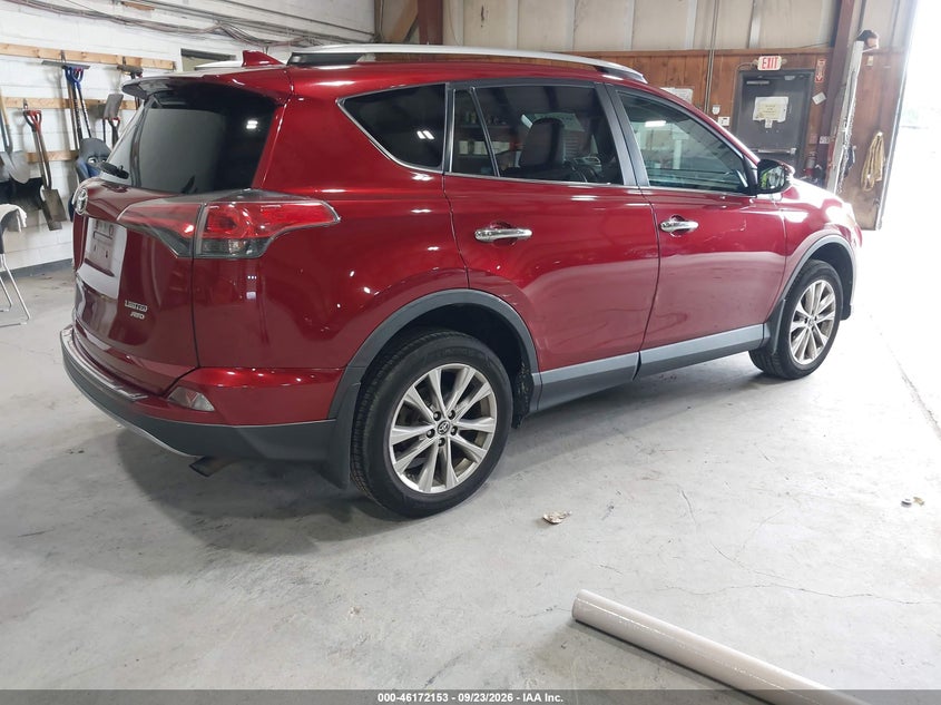 Vin: 2t3dfrev1jw749895, lot: 46671995, toyota rav4 limited 20184
