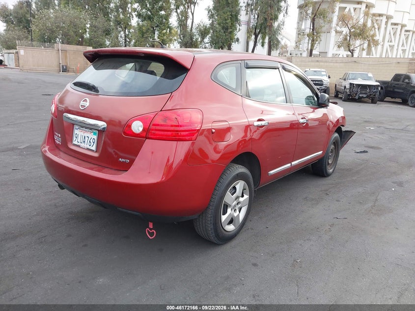 Vin: jn8as5mv7dw651487, lot: 46672008, nissan rogue s 20134