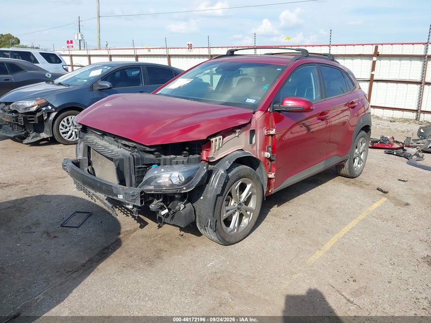 Vin: km8k62ab8pu040084, lot: 46672038, hyundai kona sel 20232