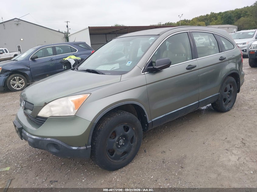 2009 Honda Cr-V Lx, Обычный износ, IAAI, VIN JHLRE38399C009884 — фото 2
