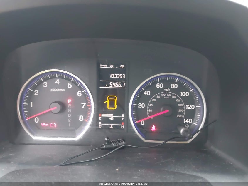 HONDA CR-V 2009 VIN JHLRE38399C009884