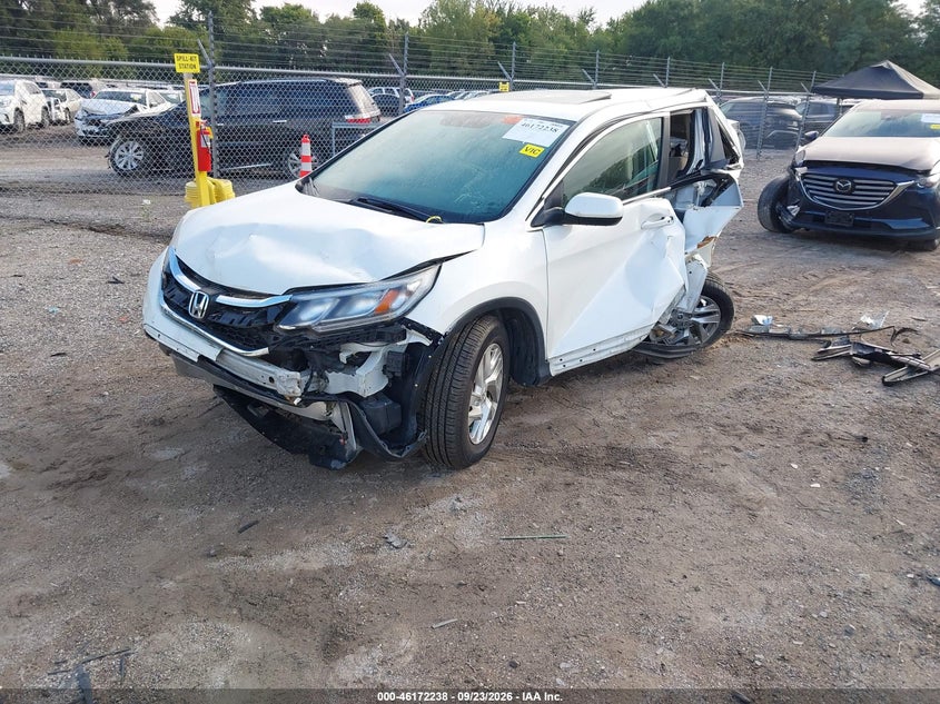 Vin: 5j6rm4h56fl121619, lot: 46672080, honda cr-v ex 20152