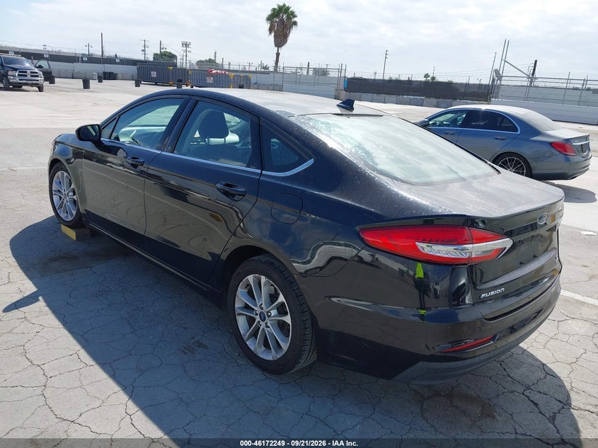 Vin: 3fa6p0lu8lr189382, lot: 46672091, ford fusion hybrid se 20203