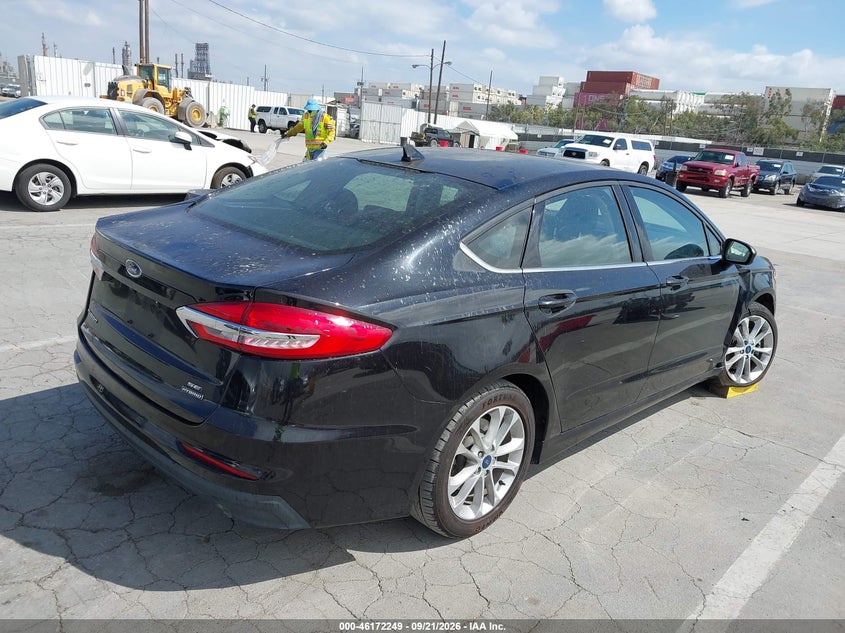 Vin: 3fa6p0lu8lr189382, lot: 46672091, ford fusion hybrid se 20204