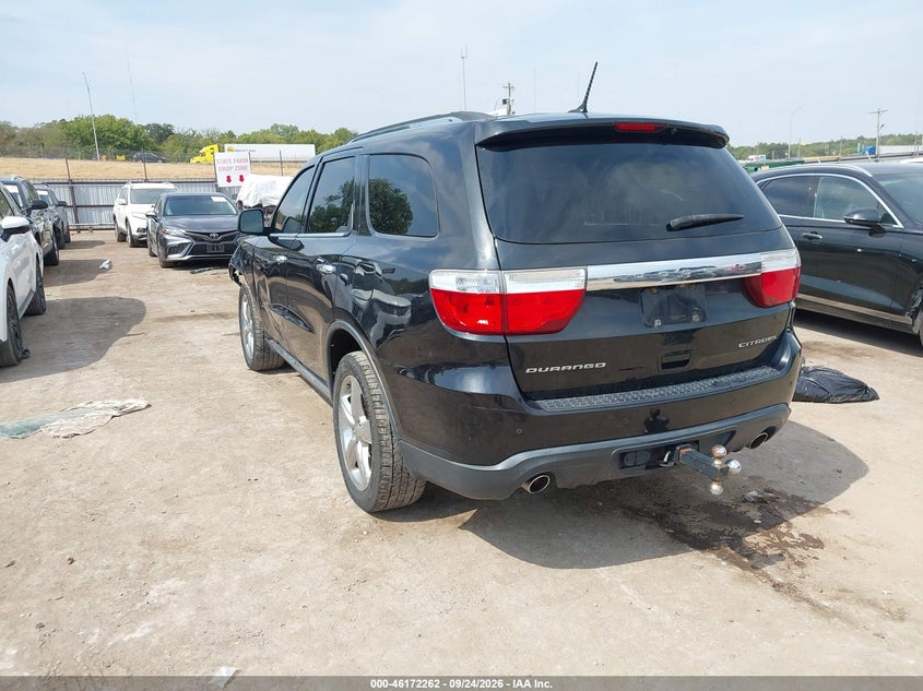Vin: 1c4sdhetxcc275666, lot: 46672104, dodge durango citadel 20123