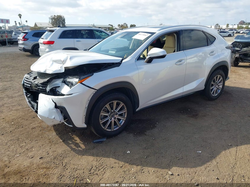 Vin: jtjdarbz2l5001105, lot: 46672109, lexus nx 300 20202