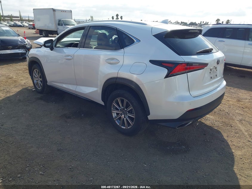 Vin: jtjdarbz2l5001105, lot: 46672109, lexus nx 300 20203