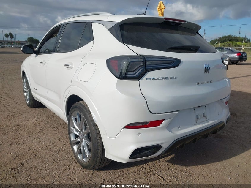 Vin: kl4amfsl8sb003829, lot: 46672112, buick encore gx avenir fwd 20253