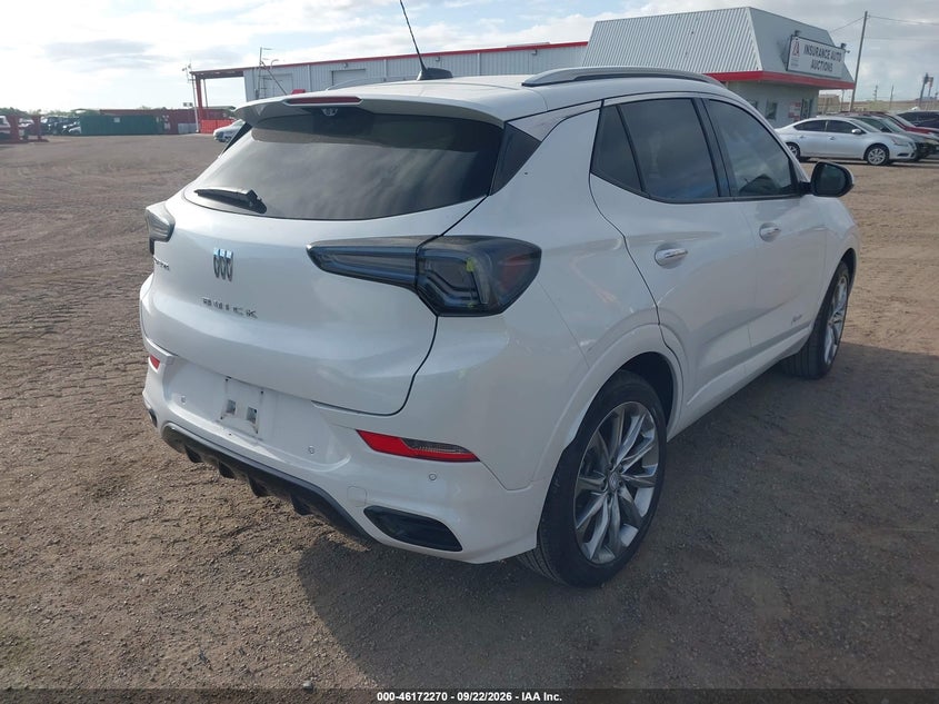 Vin: kl4amfsl8sb003829, lot: 46672112, buick encore gx avenir fwd 20254