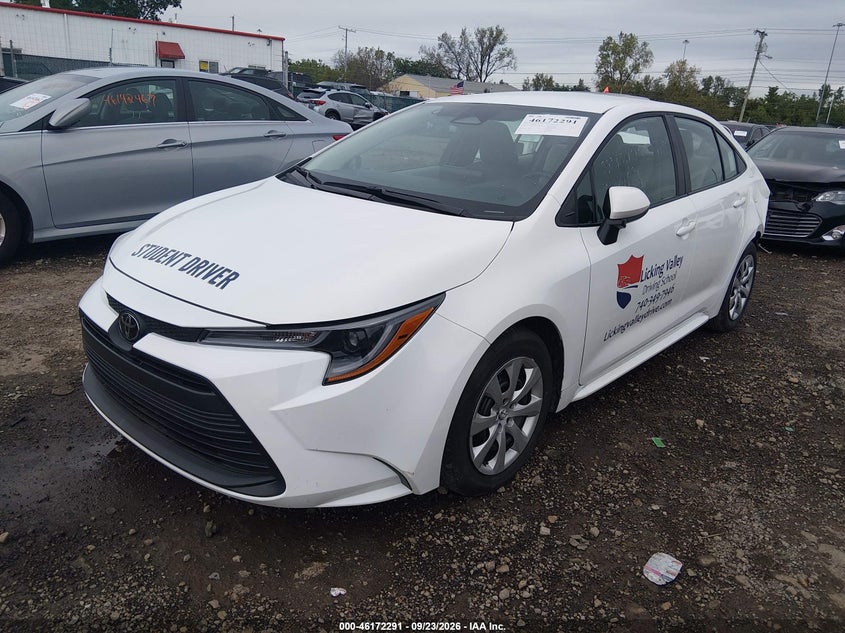 Vin: 5yfb4mde6tp373726, lot: 46672133, toyota corolla le 20262