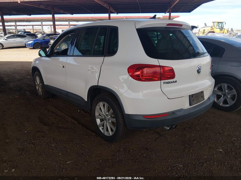 Vin: wvgav3ax7ew549777, lot: 46672135, volkswagen tiguan se 20143