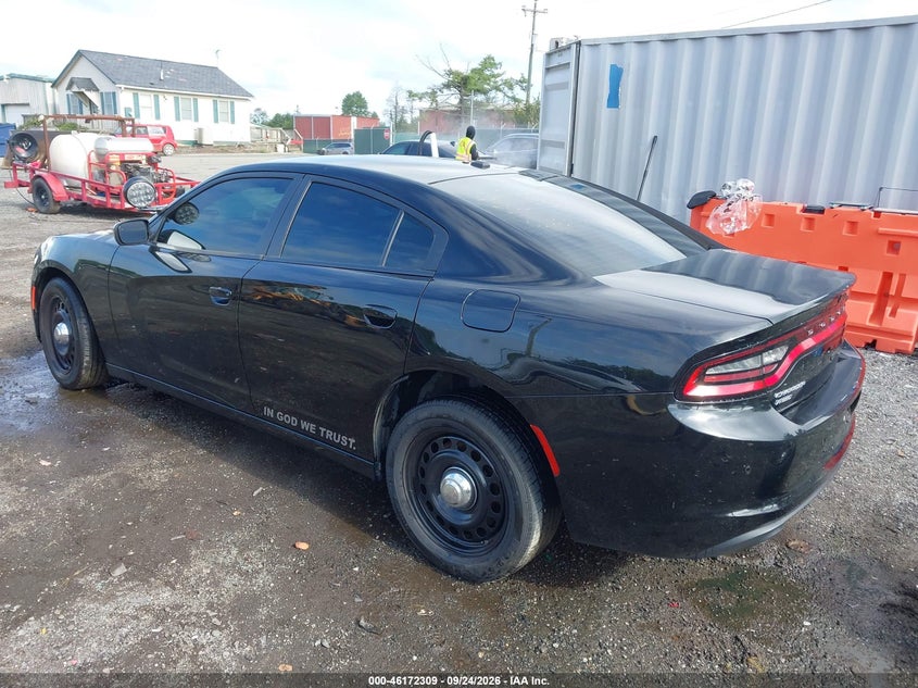 Vin: 2c3cdxag1kh514935, lot: 46672151, dodge charger police 20193