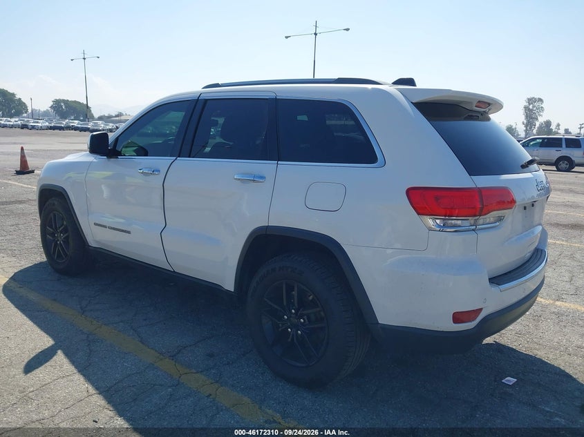 Vin: 1c4rjebg3hc642010, lot: 46672152, jeep grand cherokee limited 4x2 20173