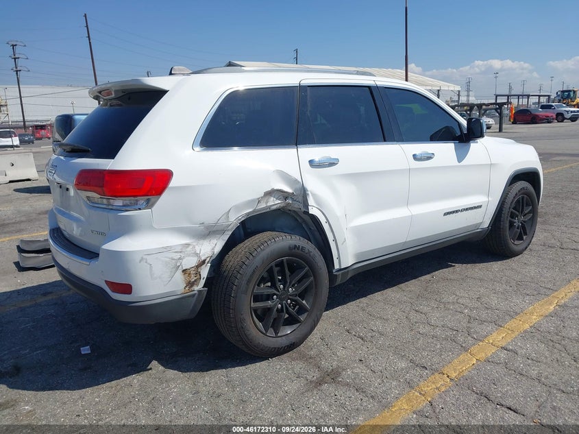 Vin: 1c4rjebg3hc642010, lot: 46672152, jeep grand cherokee limited 4x2 20174