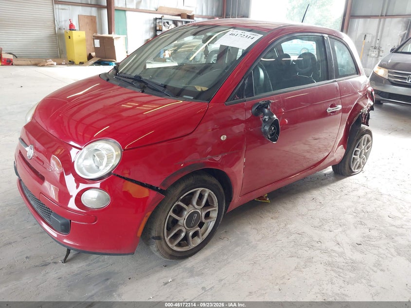Vin: 3c3cffar7ft757005, lot: 46672156, fiat 500 pop 20152