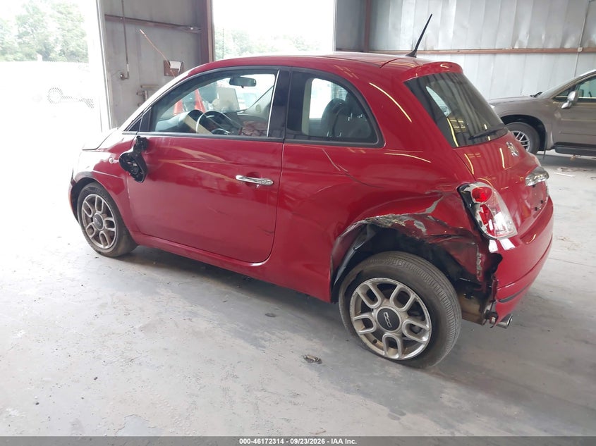 Vin: 3c3cffar7ft757005, lot: 46672156, fiat 500 pop 20153