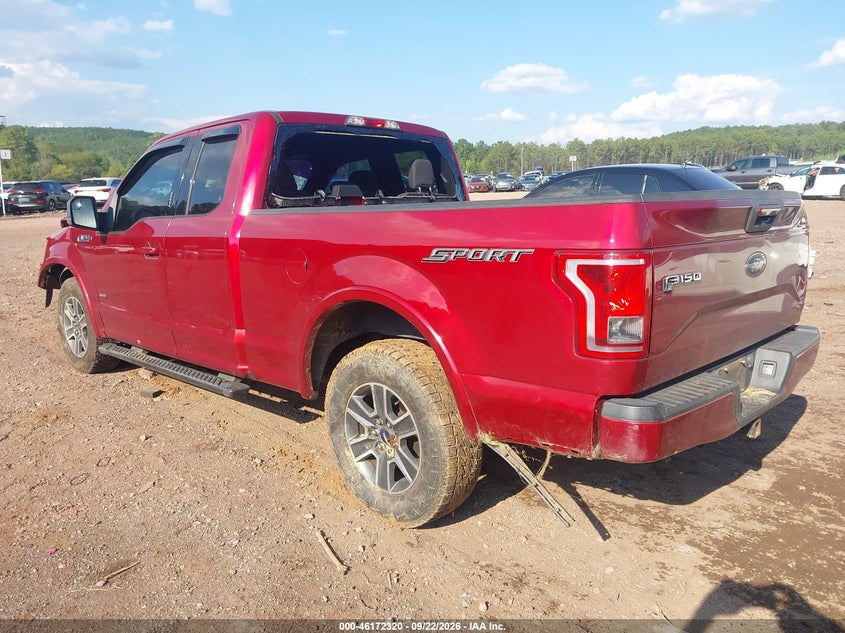 Vin: 1ftex1cpxffd01400, lot: 46672162, ford f-150 xlt 20153