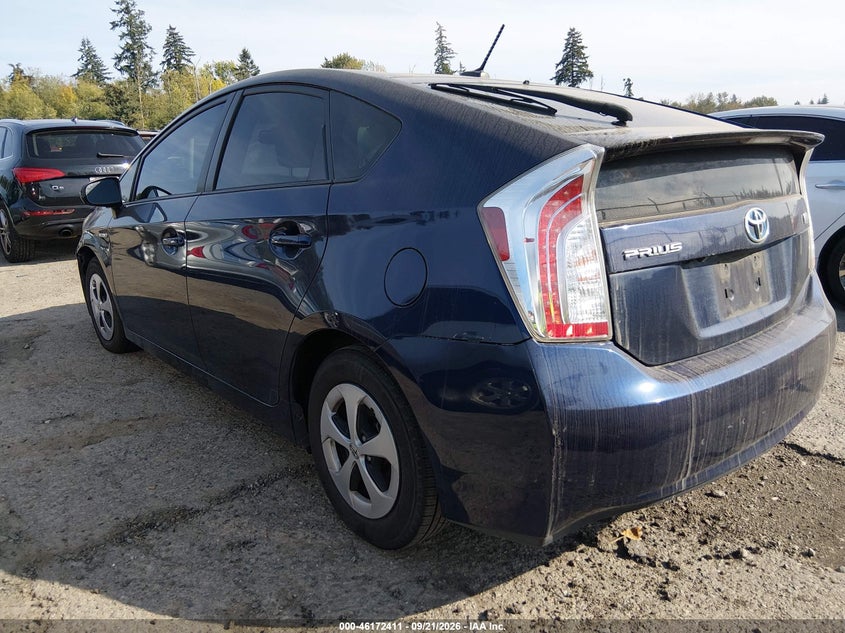 Vin: jtdkn3du1f1914138, lot: 46672254, toyota prius four 20153