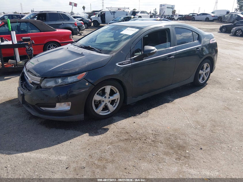 Vin: 1g1rd6e44fu104396, lot: 46672256, chevrolet volt 20152