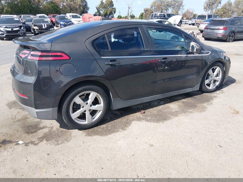 Vin: 1g1rd6e44fu104396, lot: 46672256, chevrolet volt 20154