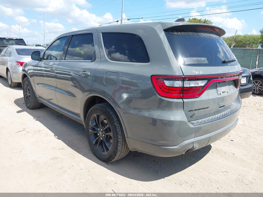 Vin: 1c4rdjagxnc158140, lot: 46672276, dodge durango sxt awd 20223