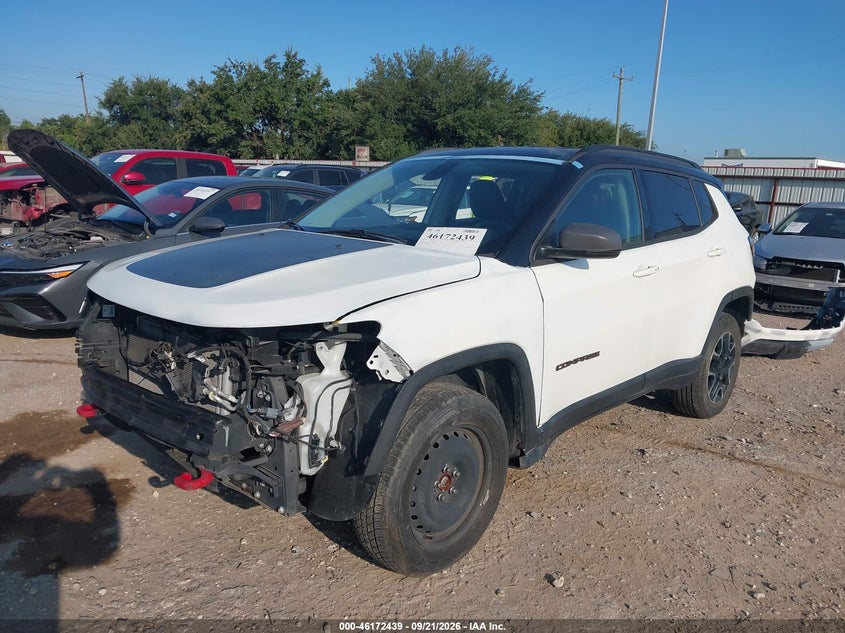 Vin: 3c4njddb7lt202976, lot: 46672282, jeep compass trailhawk 4x4 20202