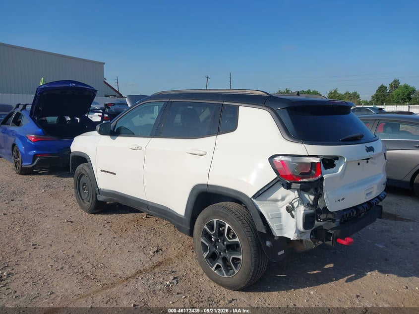 Vin: 3c4njddb7lt202976, lot: 46672282, jeep compass trailhawk 4x4 20203