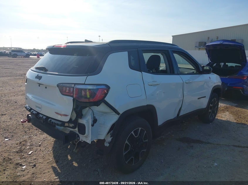 Vin: 3c4njddb7lt202976, lot: 46672282, jeep compass trailhawk 4x4 20204
