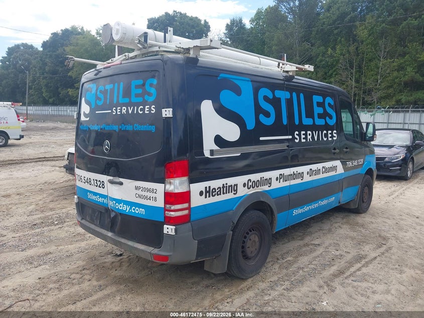 Vin: wd3pe7dd1gp254107, lot: 46672318, mercedes-benz sprinter 2500 normal roof 20164