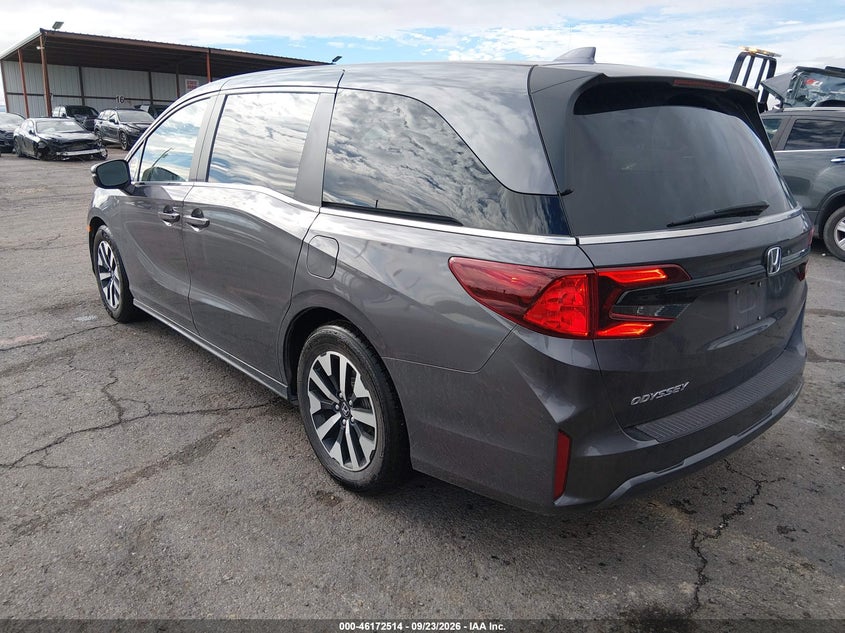 Vin: 5fnrl6h61sb082559, lot: 46672357, honda odyssey ex-l 20253