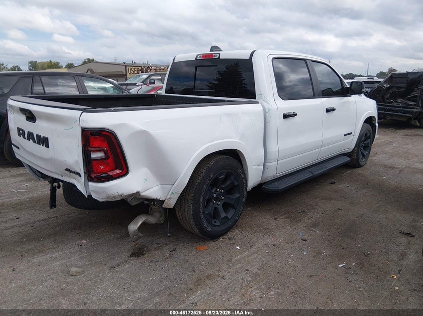Vin: 1c6rrffg8sn187439, lot: 46672368, ram 1500 big horn  4x4 5'7 box 20254