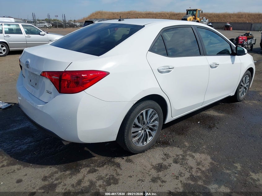 Vin: 2t1burhe6hc960782, lot: 46672373, toyota corolla xle 20174