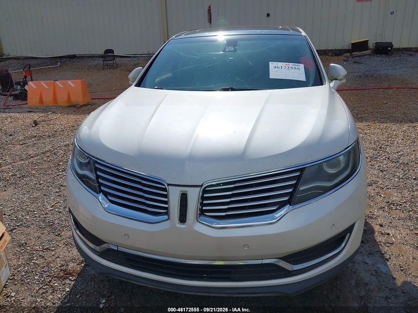 LINCOLN MKX 2016 VIN 2LMTJ6LP8GBL41905