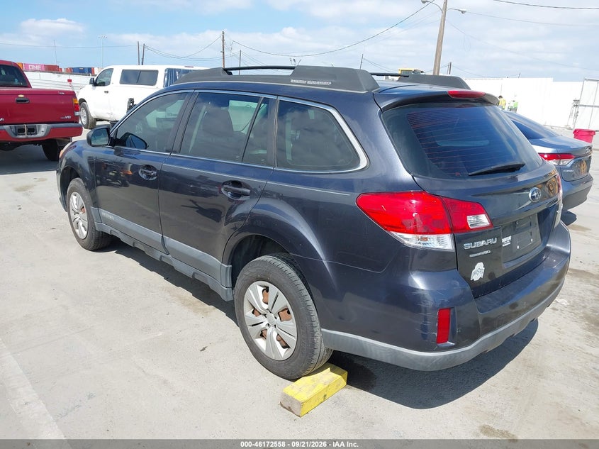 Vin: 4s4brcac4b3338295, lot: 46672401, subaru outback 2.5i 20113