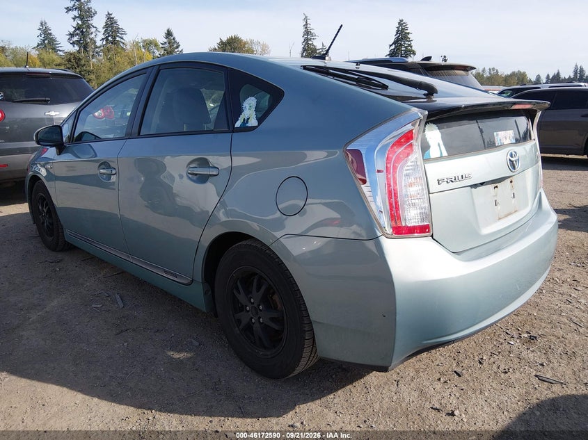 Vin: jtdkn3duxc5381713, lot: 46672433, toyota prius four 20123