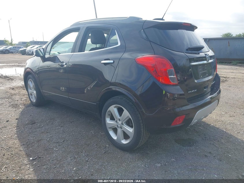 Vin: kl4cjasb0gb750294, lot: 46672453, buick encore 20163