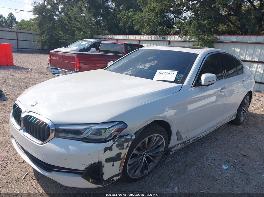 Vin: wba53bh02mwx10093, lot: 46672517, bmw 5 series 530i 20212